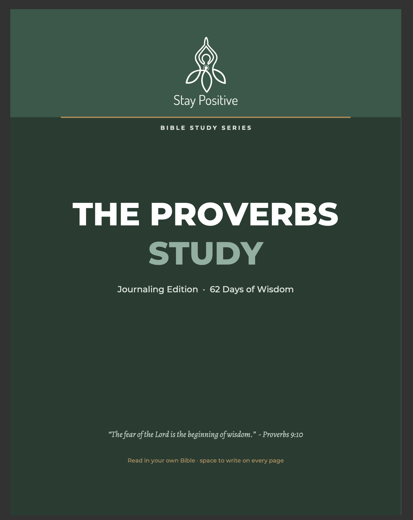 The Proverbs Study book cover